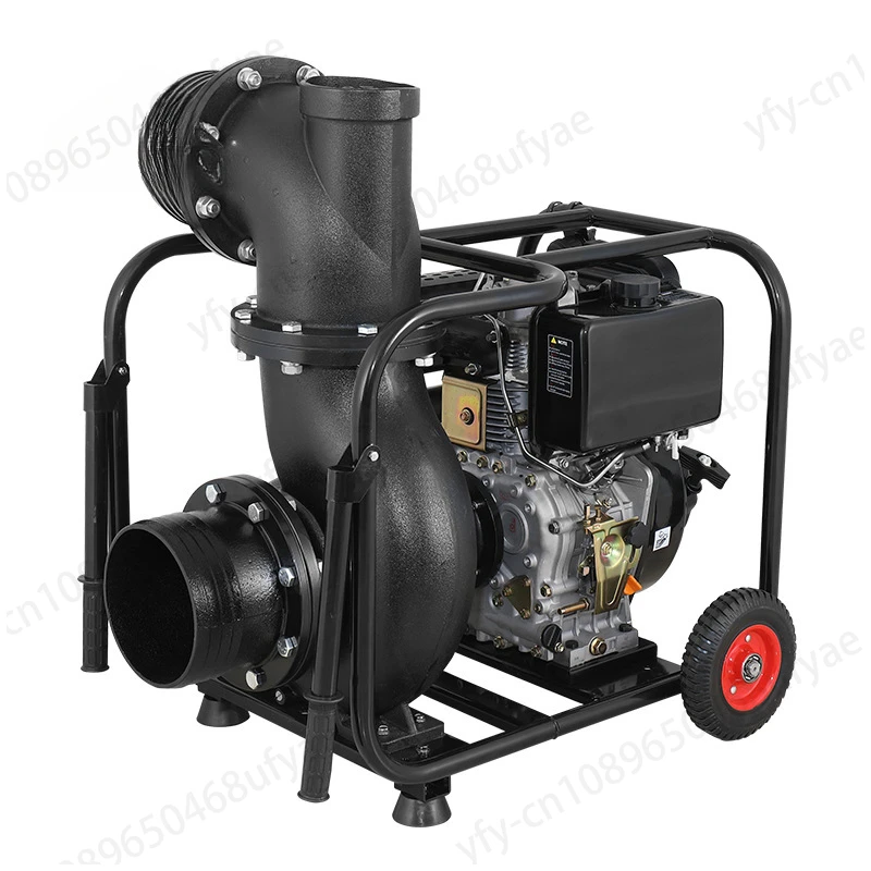 

Agricultural irrigation electric start diesel engine drainage large flow centrifugal pump flood relief 8 inch pumping pump