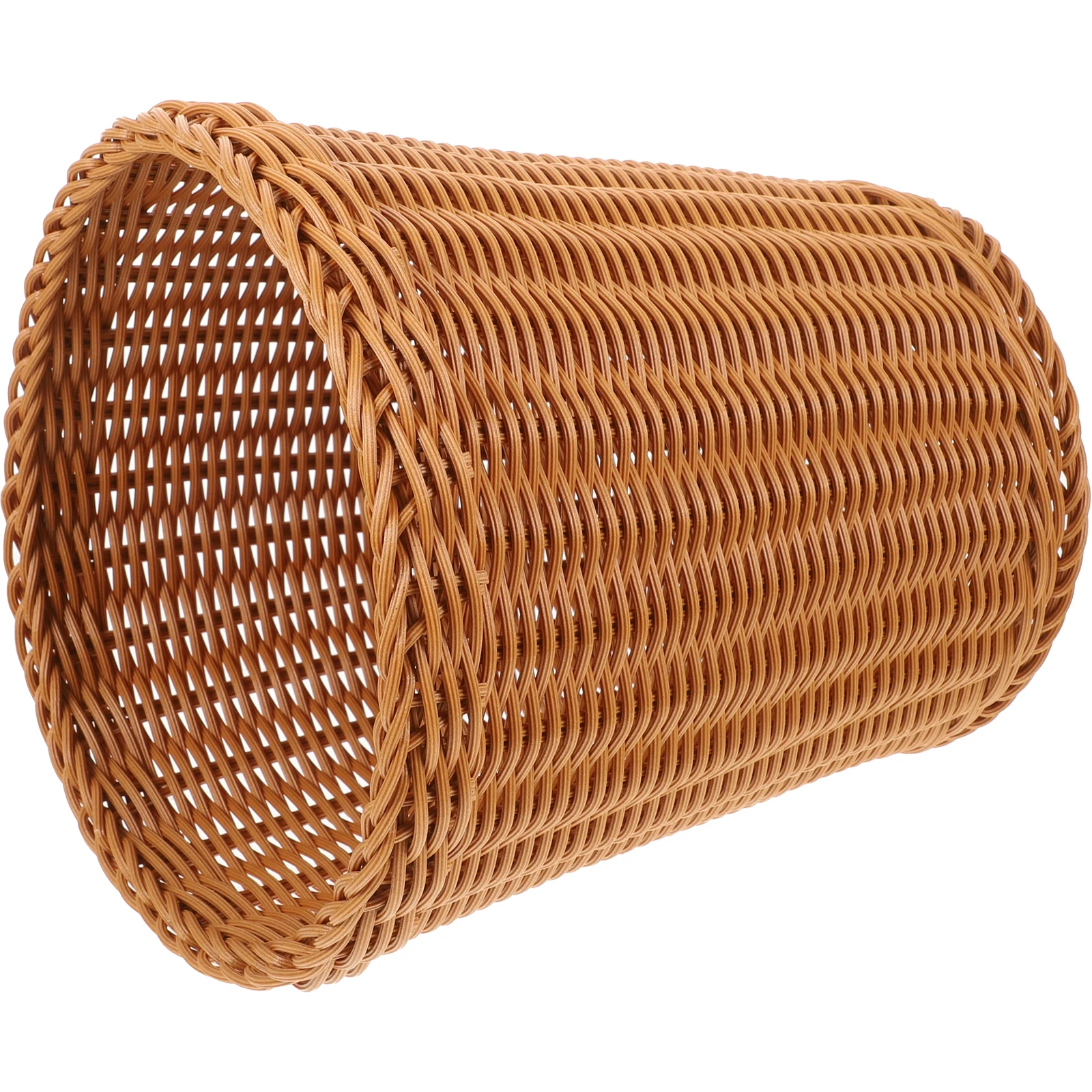 

Woven Trash Can Storage Baskets Plastic Bedroom Waste Cans Boho Rattan Seagrass Sundries Study Office Home Decorations