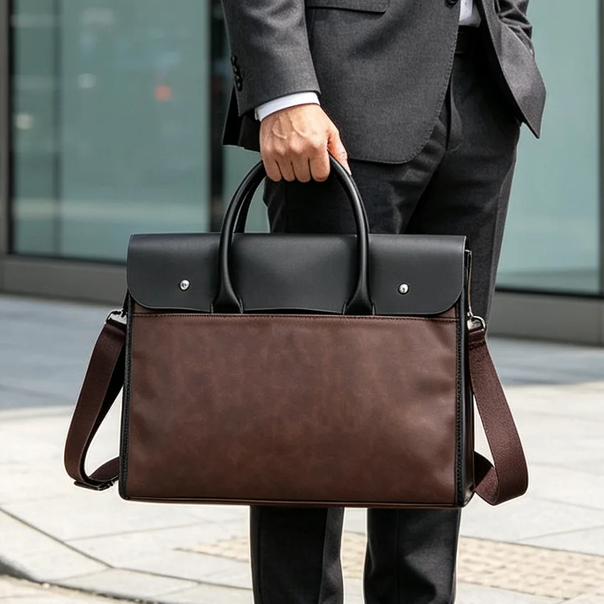 Men's Large Capacity Briefcase 14