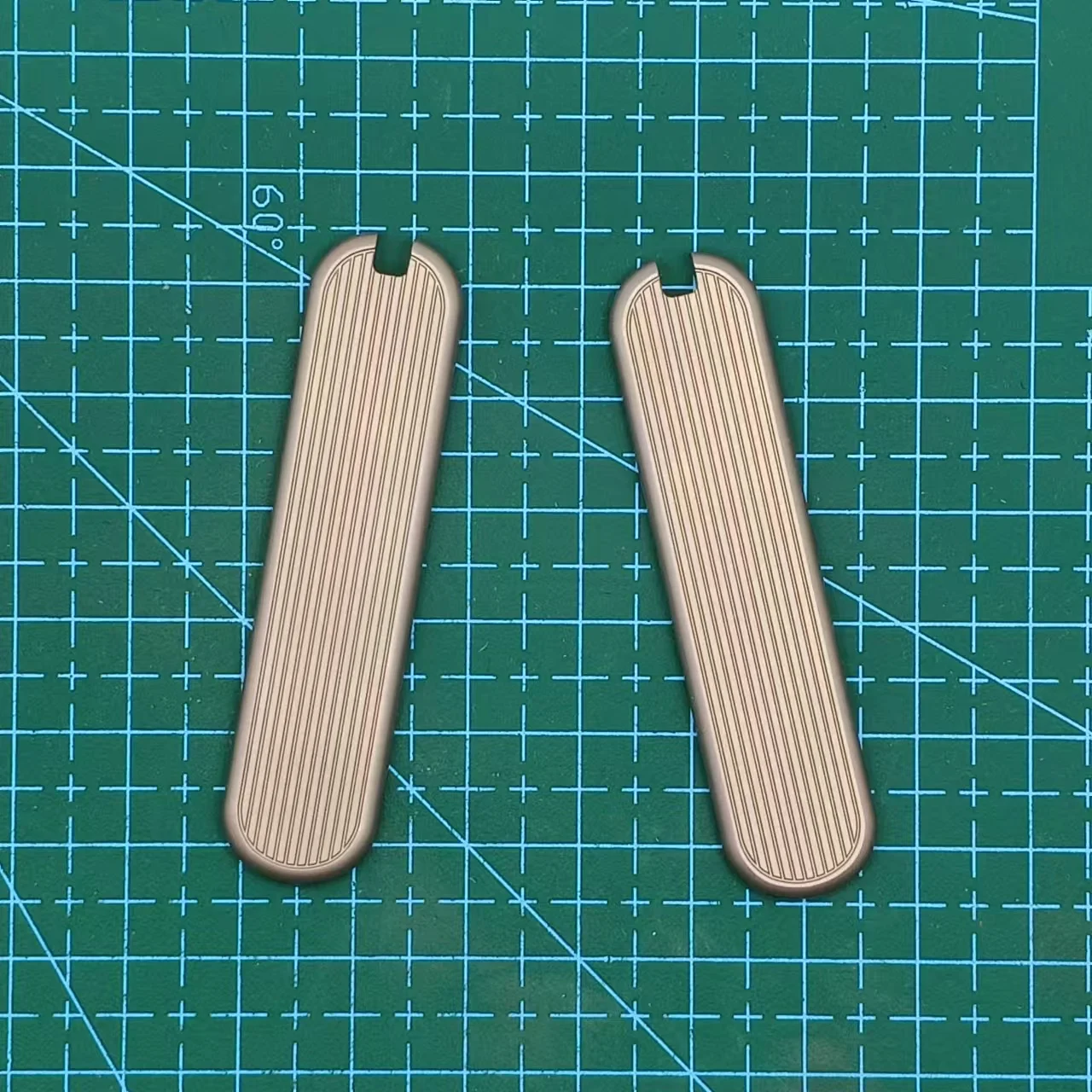 1 Pair Custom Made DIY TC4 Handle Scales for 58 mm Victorinox Swiss Army Knife