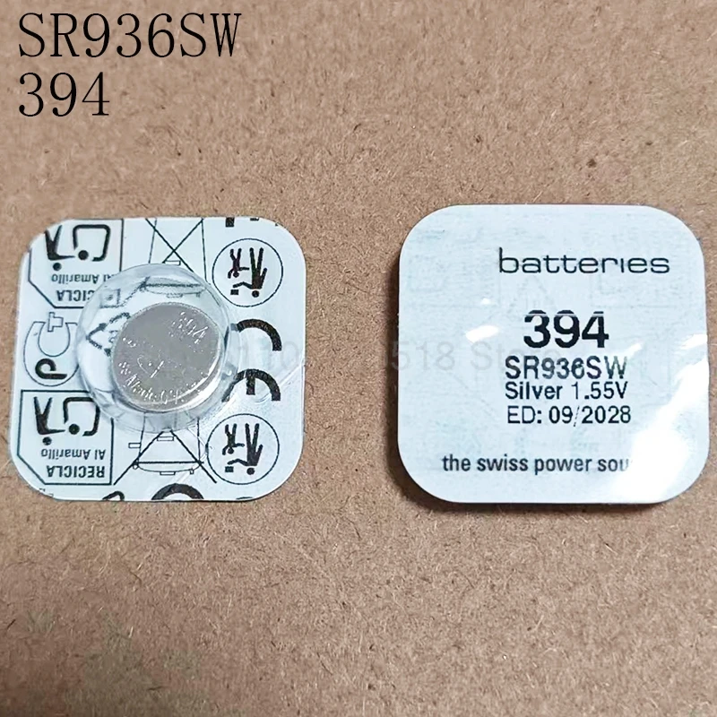 2PCS/LOT SR936SW 394 AG9 L936 LR45 Batería de Óxido de Plata Tipo Botón