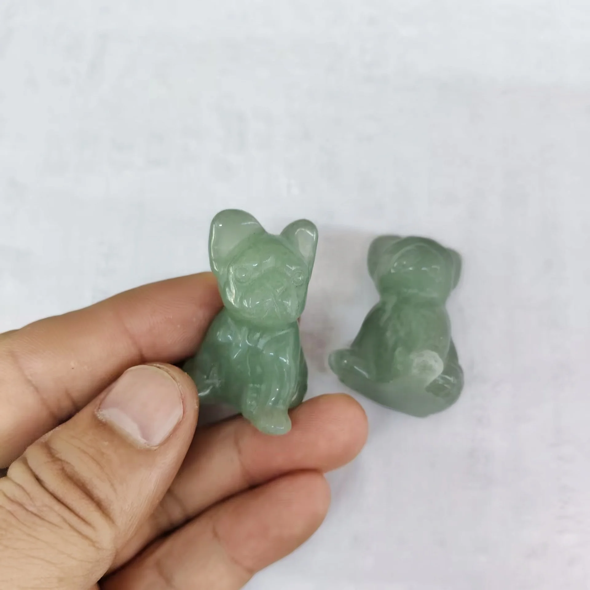 2PCS DOG DISPLAY ITEMS 40X2MM NATURAL SEMI PRECIOUS STONE DIY JEWELRY ACCESSORIES BEST COLLECTIONS