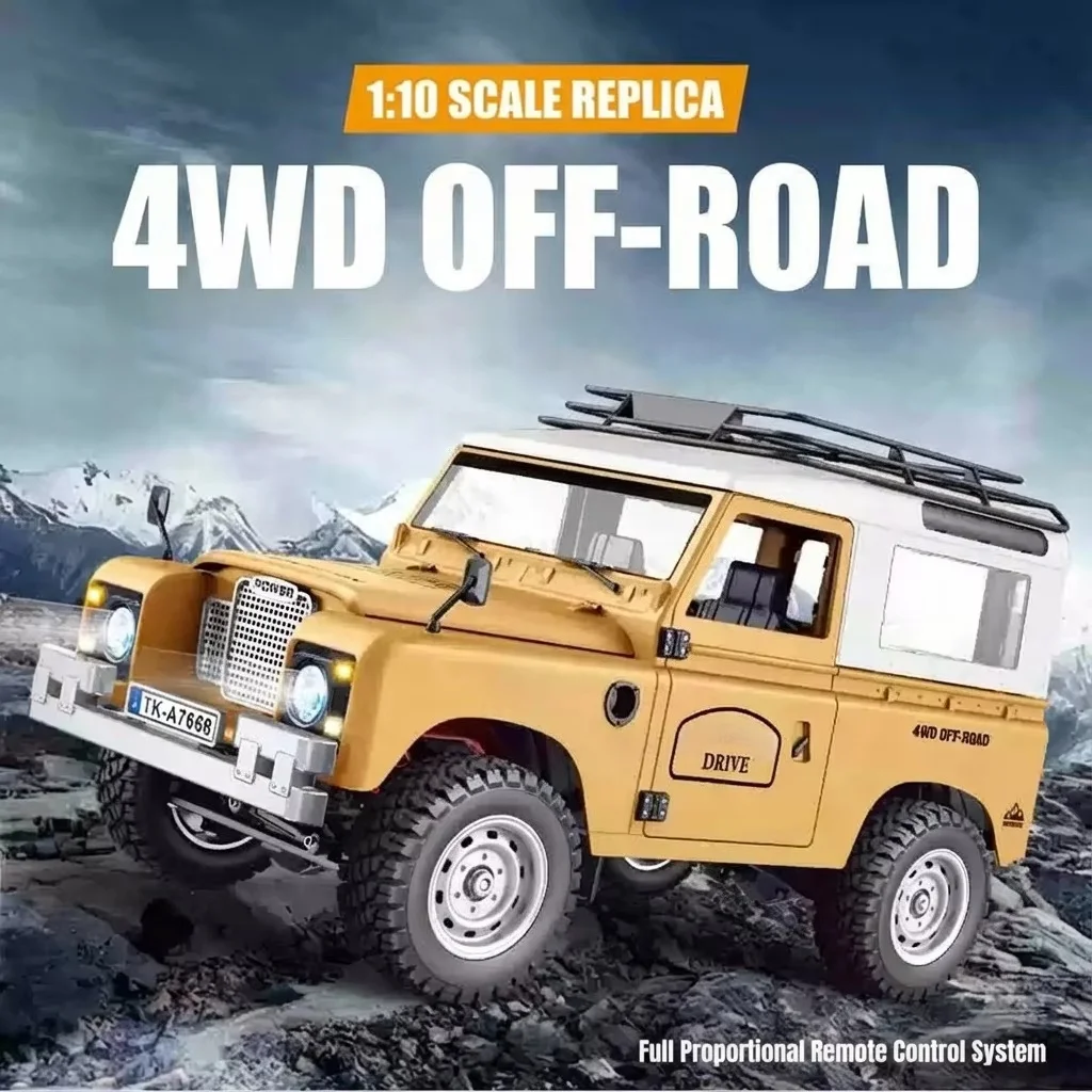 1/10 PINECONE MODEL RC Pickup Truck 4WD Electric Hard Shell Simulation Crawler with LED Light Set