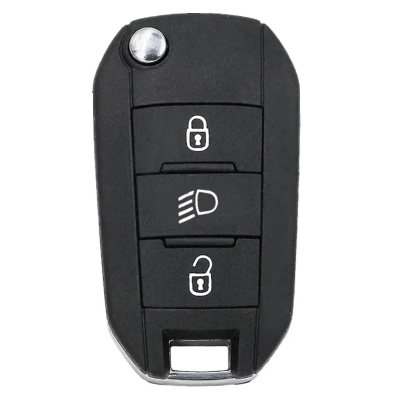 3 Knoppen 433 Mhz ID46 Chip Flip Afstandsbediening Slimme Autosleutel Voor Citroen C3 C4 Cactus Hella Voor Peugeot 208 301 508 5008