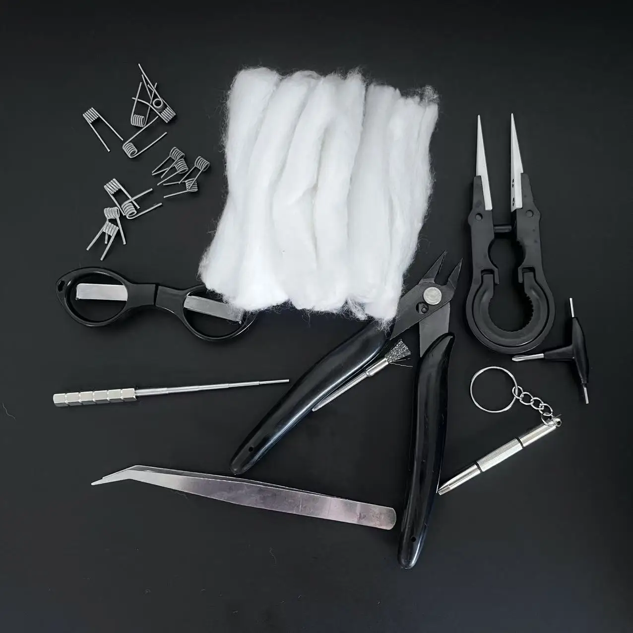 Handheld Tool Precision Ceramic Tweezers Curved Straight Tip 1/2/3/4 Winding Heating Wire Rod Ceramic Tweezers Repari Tool Kit