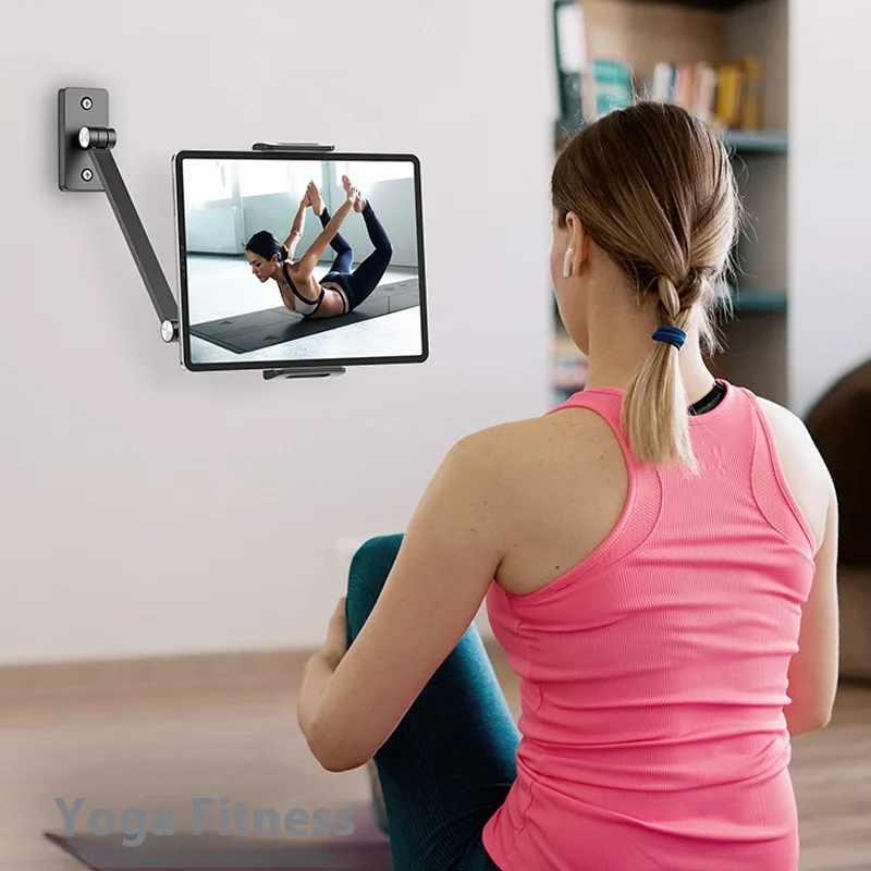 

Tablet Pc Bracket Wall-Mounted Mobile Phone Support Punching Foldable Lazy Wall Rack On Live Overhead Racket Bed