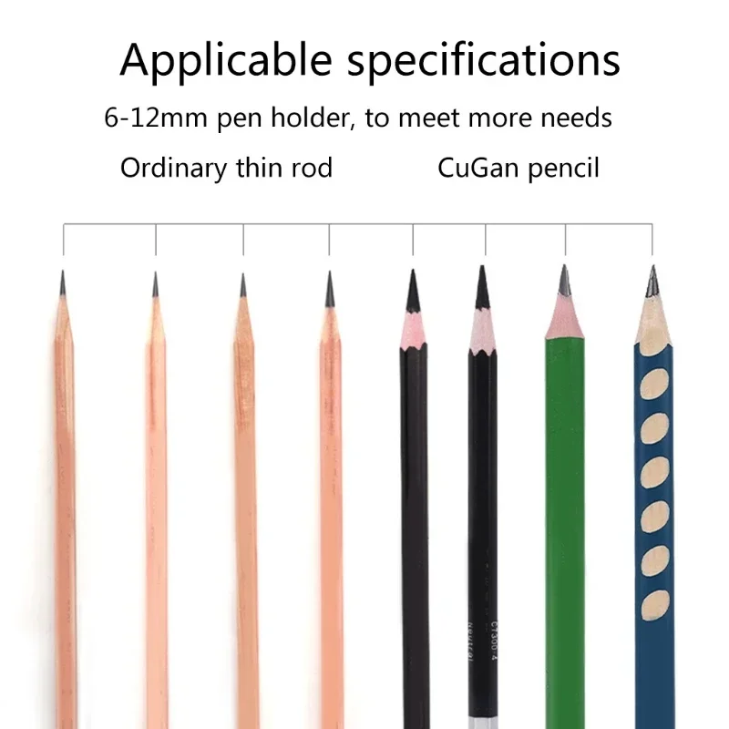 Electric pencil sharpener fully automatic charging into lead children's sketch pencil sharpener large-caliber pencil sharpener