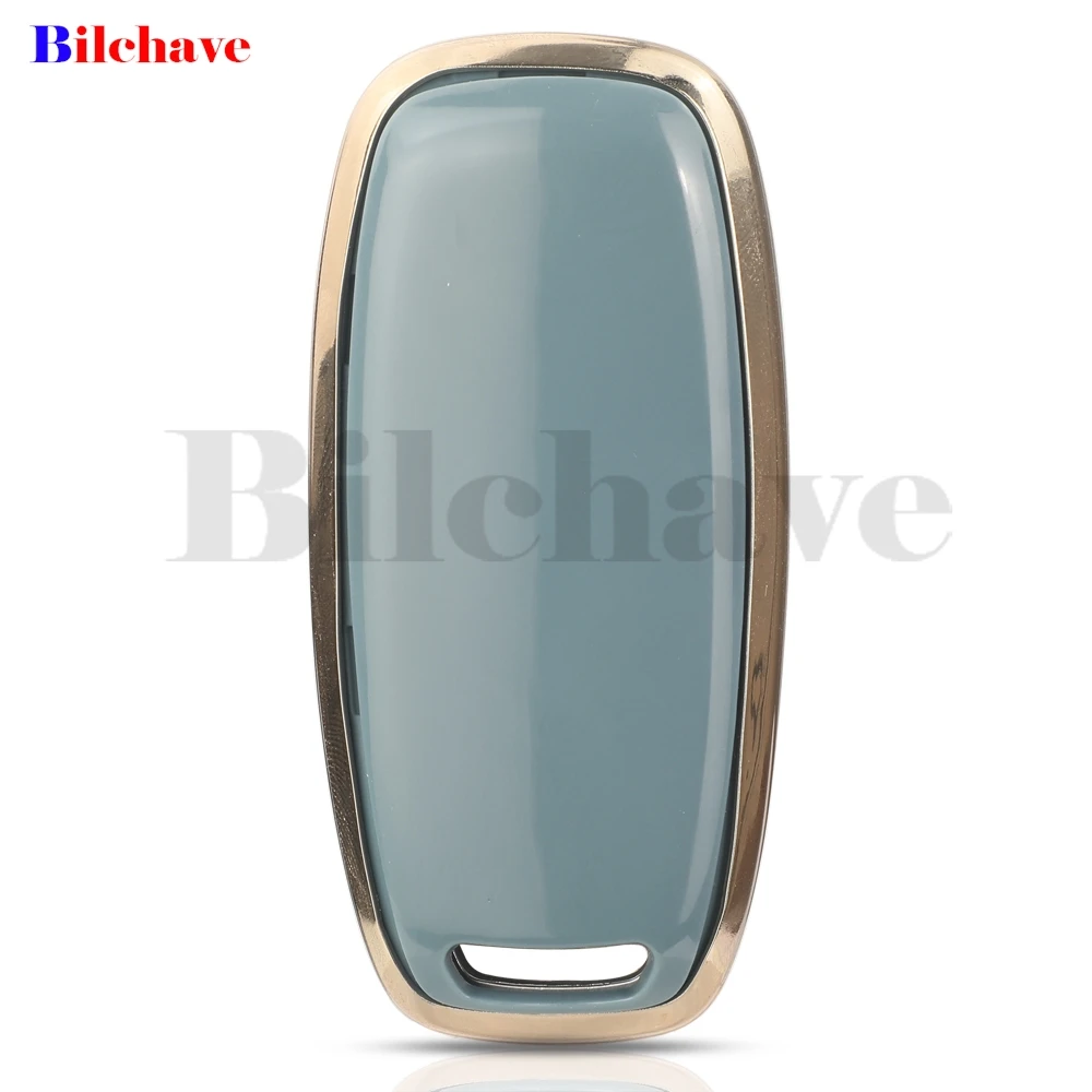 Jingyuqin 소프트 TPU 원격 스마트 자동차 키 케이스 포브, 닛산 킥 X-트레일 로그 아리야 키 보호 액세서리, 2 버튼, 신제품