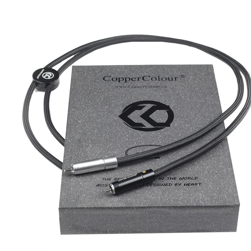 High fidelity silver alloy conductor for FULLY balanced signal cable CopperColour CC Whisper SE