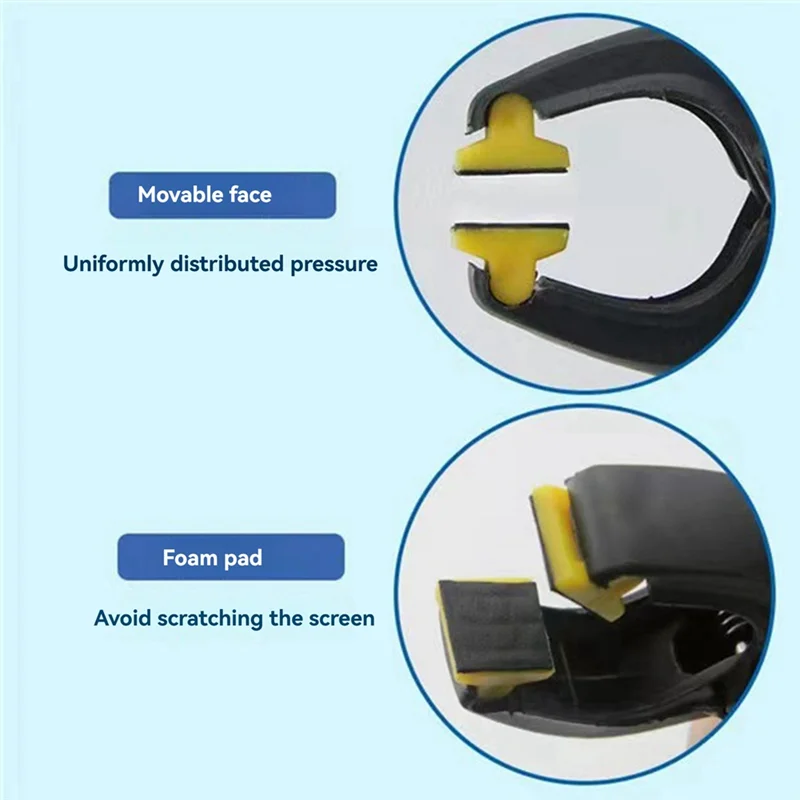 

AA76-10 шт. плоский пластиковый фиксатор для мобильного телефона, приспособление для обслуживания, инструмент для отделки экрана, клей, фиксирующий зажим