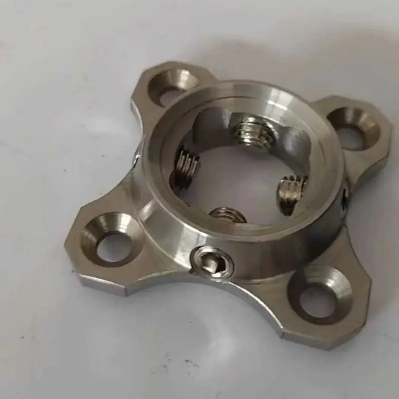 Prosthetic Four-Hole Square Adjustable Plate Adapter for Artificial Limb Socket Connector Stainless Steel Orthopedic Parts
