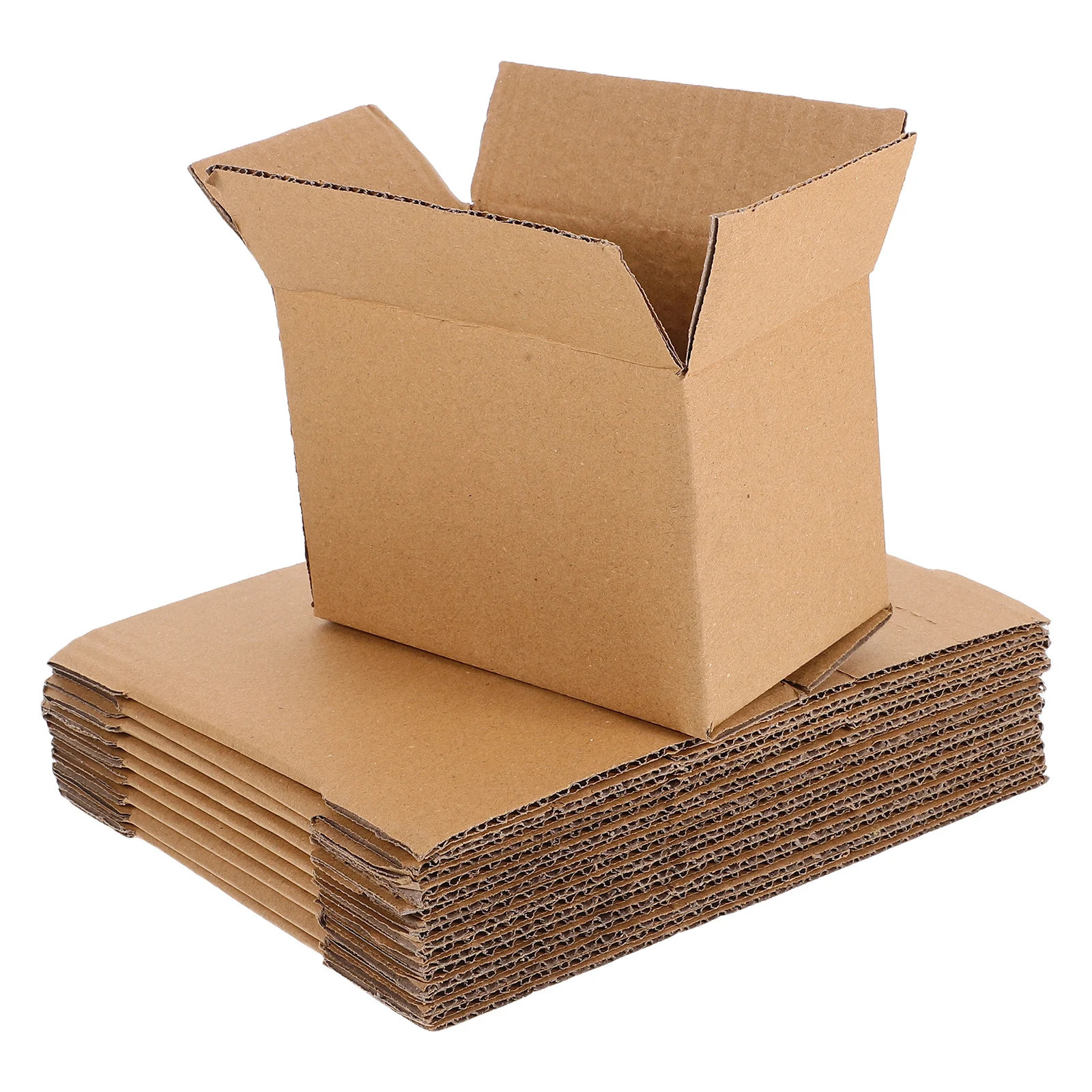 10 Pcs 골판지 포장 상자 이동 카톤 배송 골판지 재사용 가능한 안전 포장 우편물 컨테이너