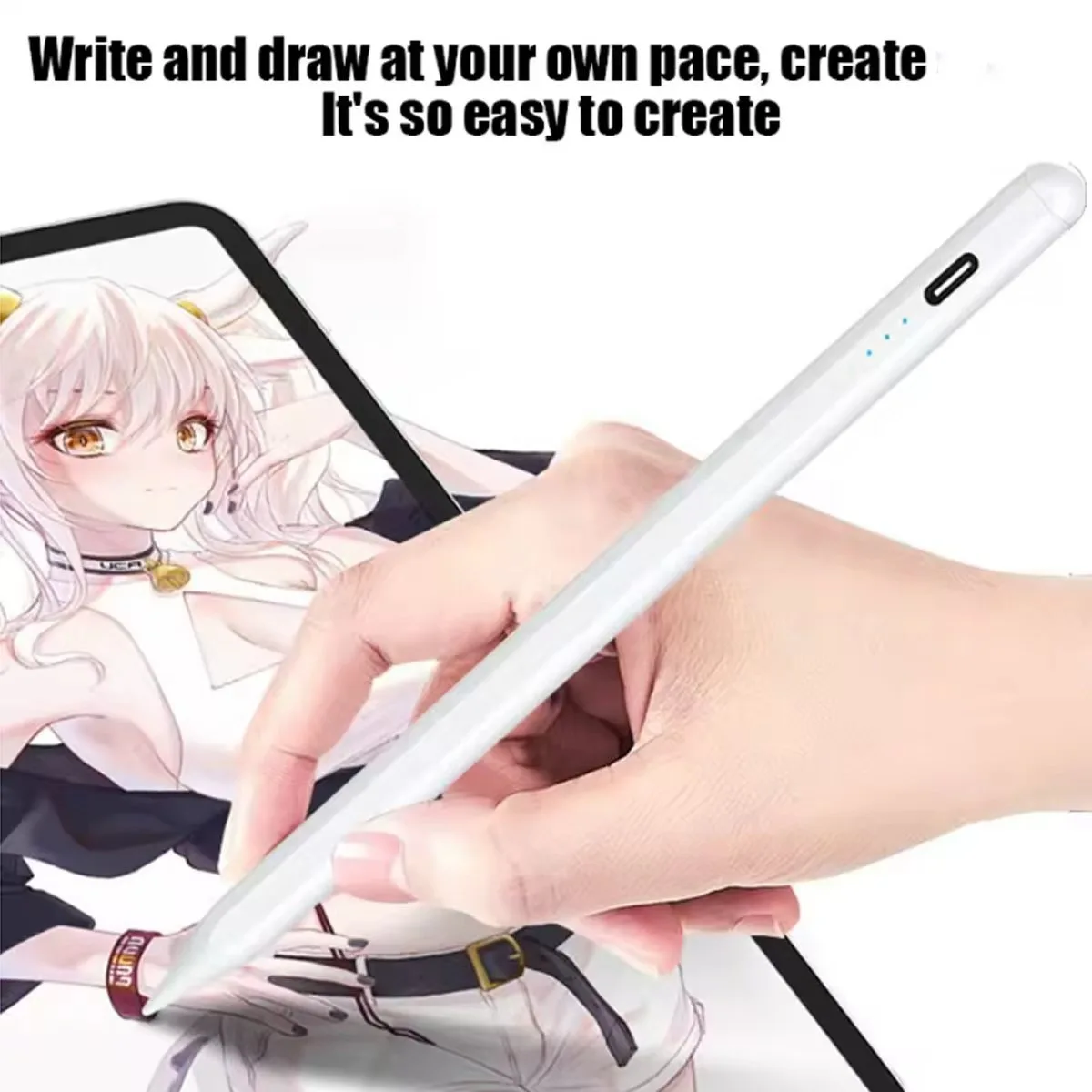 

Stylus Pen for iPad 6th-11th Generation Pencil with 2018-2025 Apple iPad Pro 11"/12.9"/M4,iPad Air 3/4/5/M2/M3,iPad mini 5/6 Gen