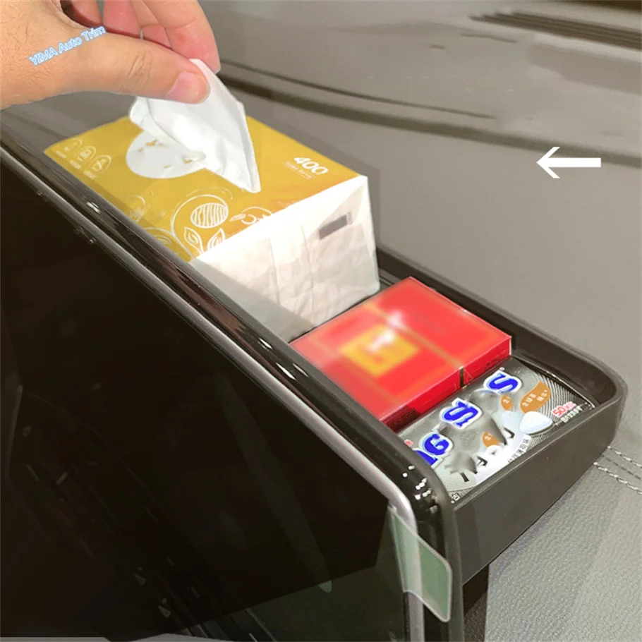 Plastic Car Central Control Multifunction Container Storage Box Tray Interior Accessories For VW Volkswagen ID.4 ID4 2021 - 2024