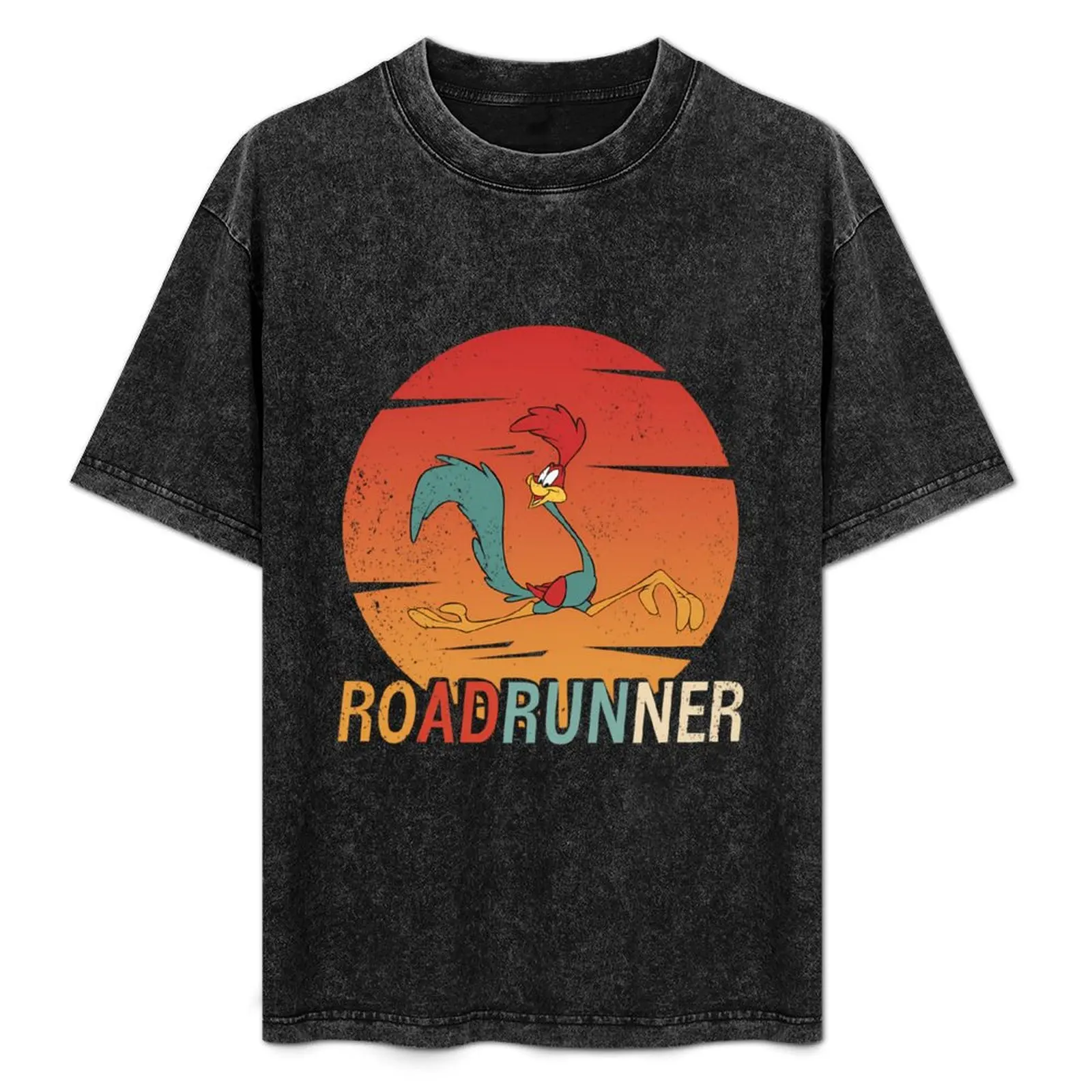 Vintage Retro Roadrunner Silhouette T-Shirt street wear vintage graphic tee Funny t-shirt quick drying shirts men