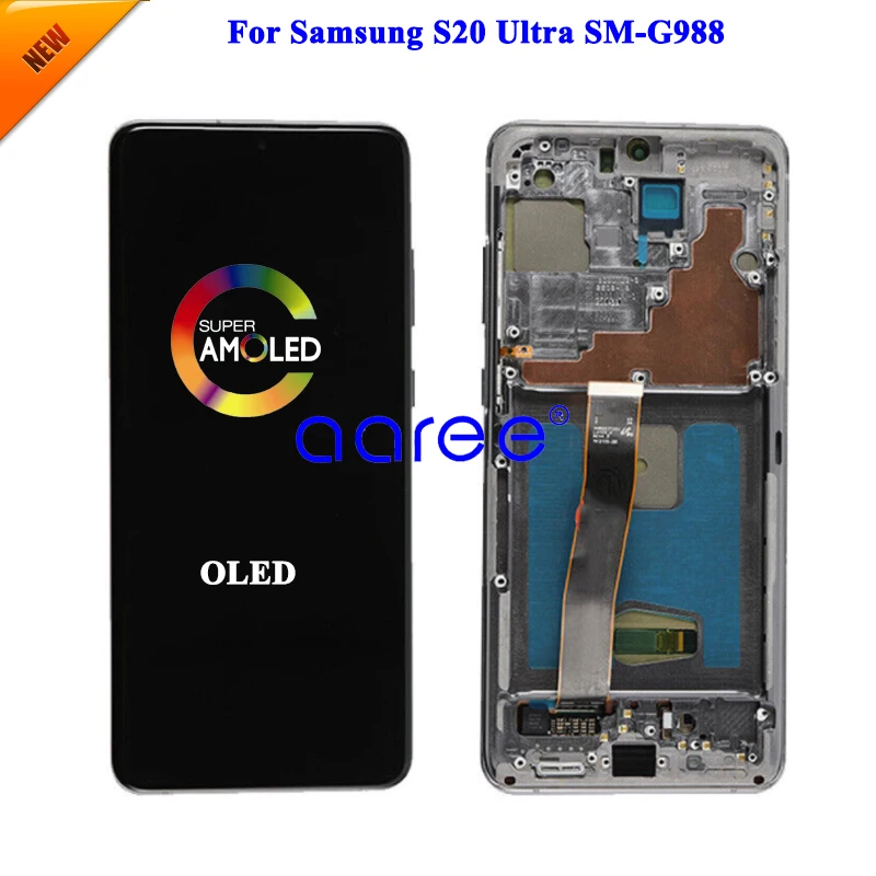 6.67\' OLED Screen LCD For Samsung S20 Ultra For SAMSUNG S20 Ultra G988 Disaplay LCD Screen Touch Digitizer Assembly