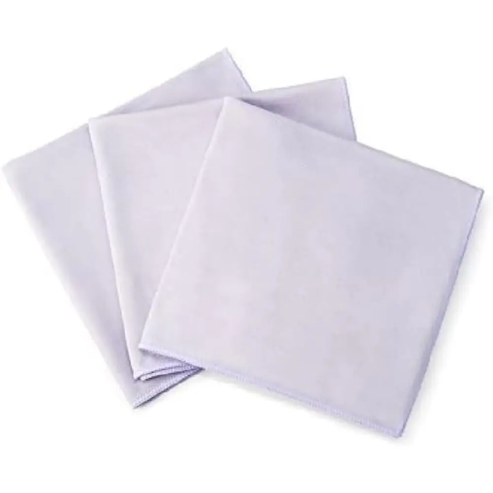 

Ultra Absorbent 3-Piece Microfiber Cloths, 16 x 16, Streak-Free Cleaning for Glass and Appliances