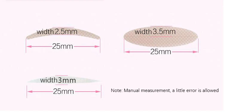600Pcs/Box Big Eyelid Tape Sticker Double Fold Self Adhesive Eyelid Tape Stickers S/L Makeup Clear Beige Invisible Tool