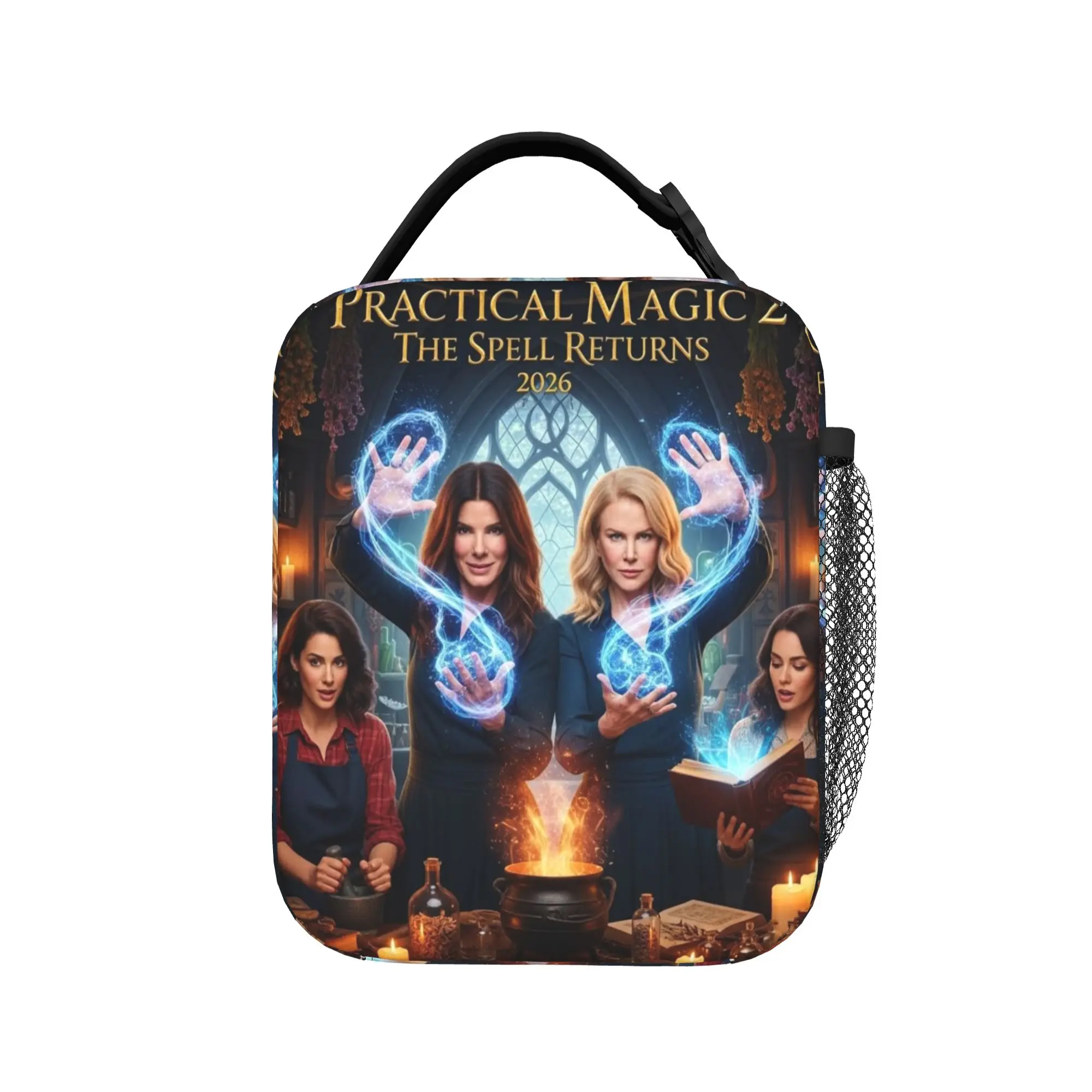 Practical Magic 2 Insulated Lunch Bag for Men Women  Storage Food Box Portable Thermal Cooler Lunch Box For Work