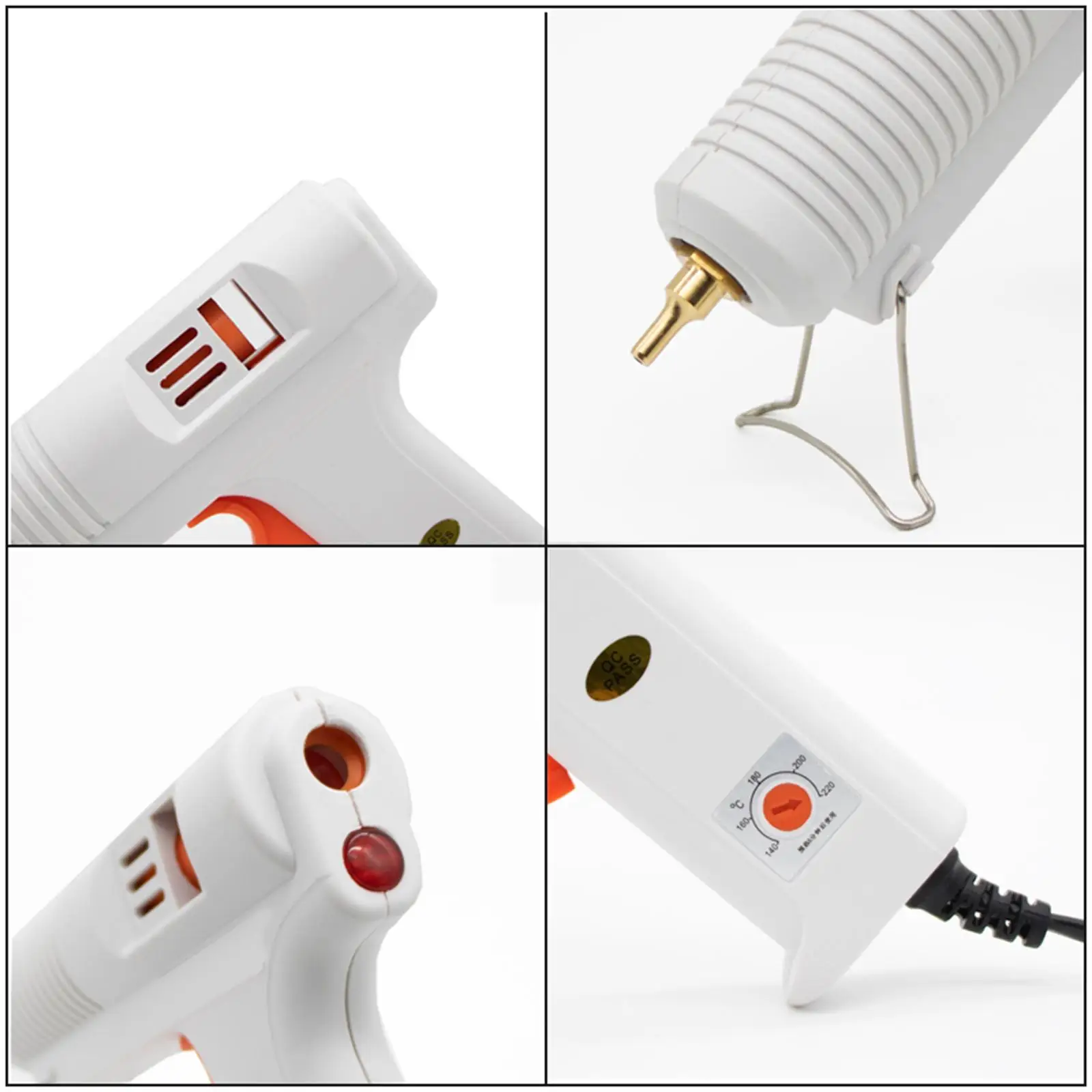 Glue Nozzle High Pressure Copper Tip for Metal Heat Glue Crafts Home Restoration and Repair