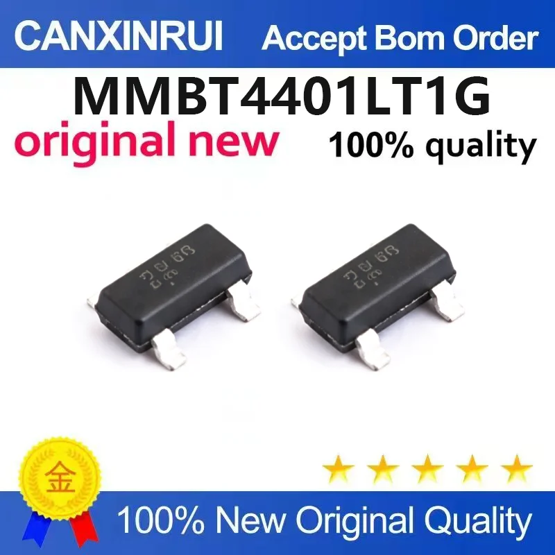 (5pcs-100pcs)Brand new original MMBT4401LT1G silk screen 2X patch SOT-23 NPN transistor transistor transistor