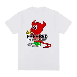 Freebsd Vintage T-shirt UNIX Linux Debian Lindows Linspire Ubuntu Kubuntu Penguin Cotton Men T shirt New Tee Tshirt Womens Tops