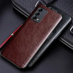 Luxury PU leather Case for Oppo Realme GT Master Edition Business solid color design cover for realme gt master edition case