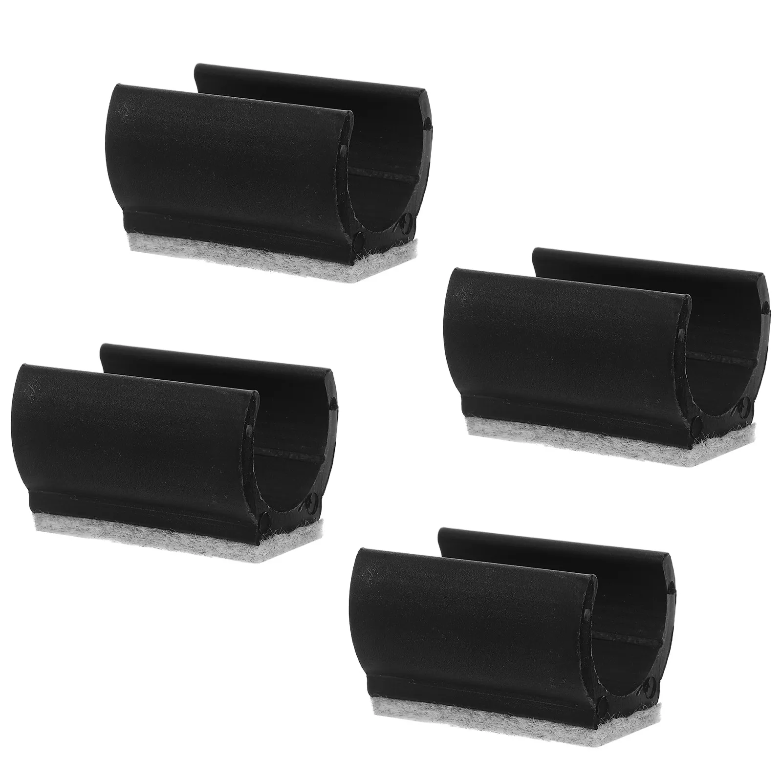 4Pcs Felt Furniture Pads Chair Legs Protection Non Slip U Shaped Chair Pads Floor Cushions for Hardwood and Wood Floors