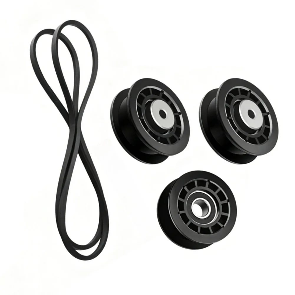 2 pcs 587973001 idler pulley 1 pc 587969201 idler pulley 1 pc 580364609 belt kit for LC221A LC221RH LC356AWD PR675AWD J675AWD