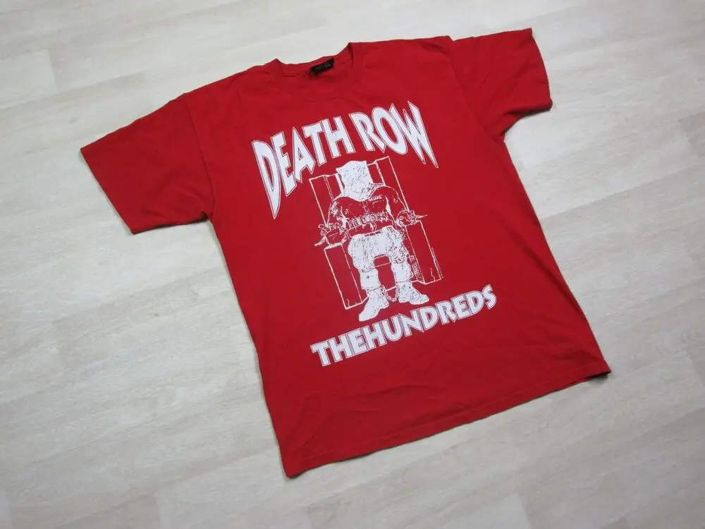 Death Row Records T-Shirt (Size Large) Red (The Hundreds Brand) 2016 Rap Tupac