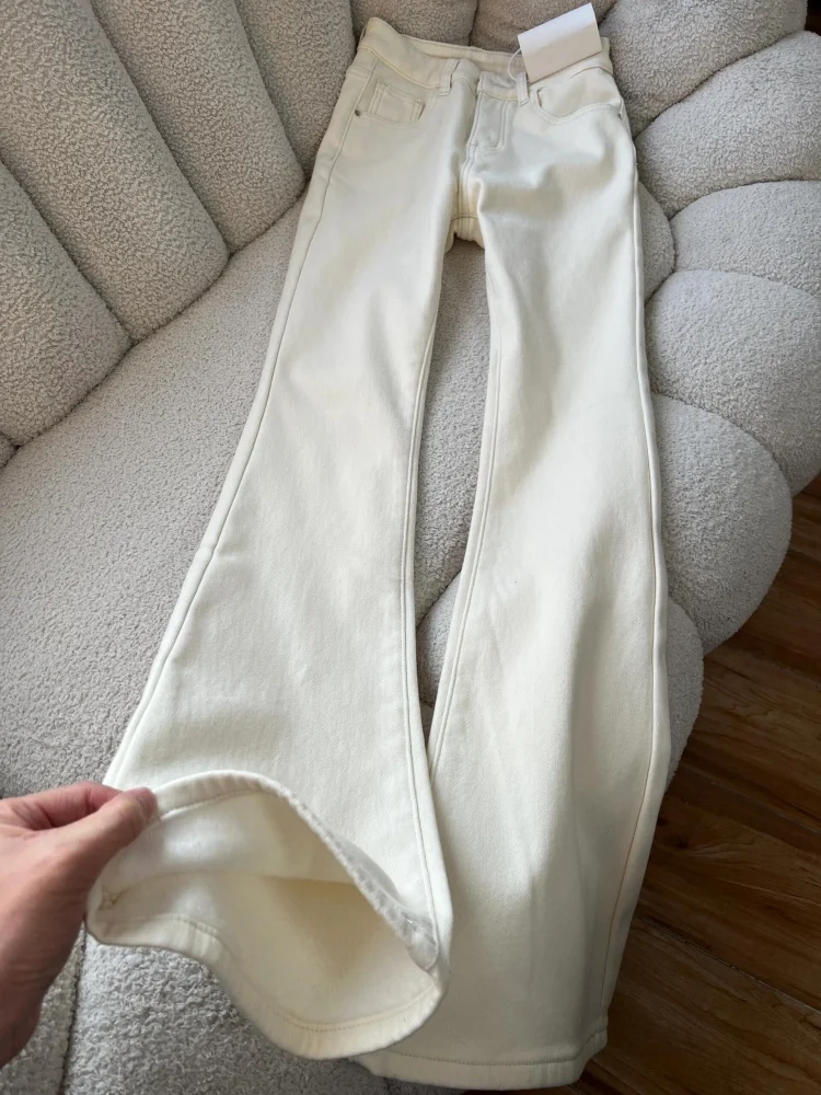 

Женские джинсы с высокой талией и расклешенными штанинами, весна 2026, большие размеры, эластичные, широкие, износостойкие, повседневные, в американском стиле