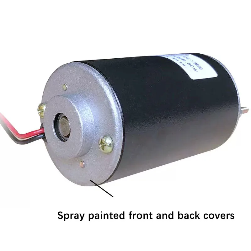 220V 80W Reversible High‑Speed DC Motor, Pure Copper Winding Dual‑Bearing Low‑Noise Drive Motor