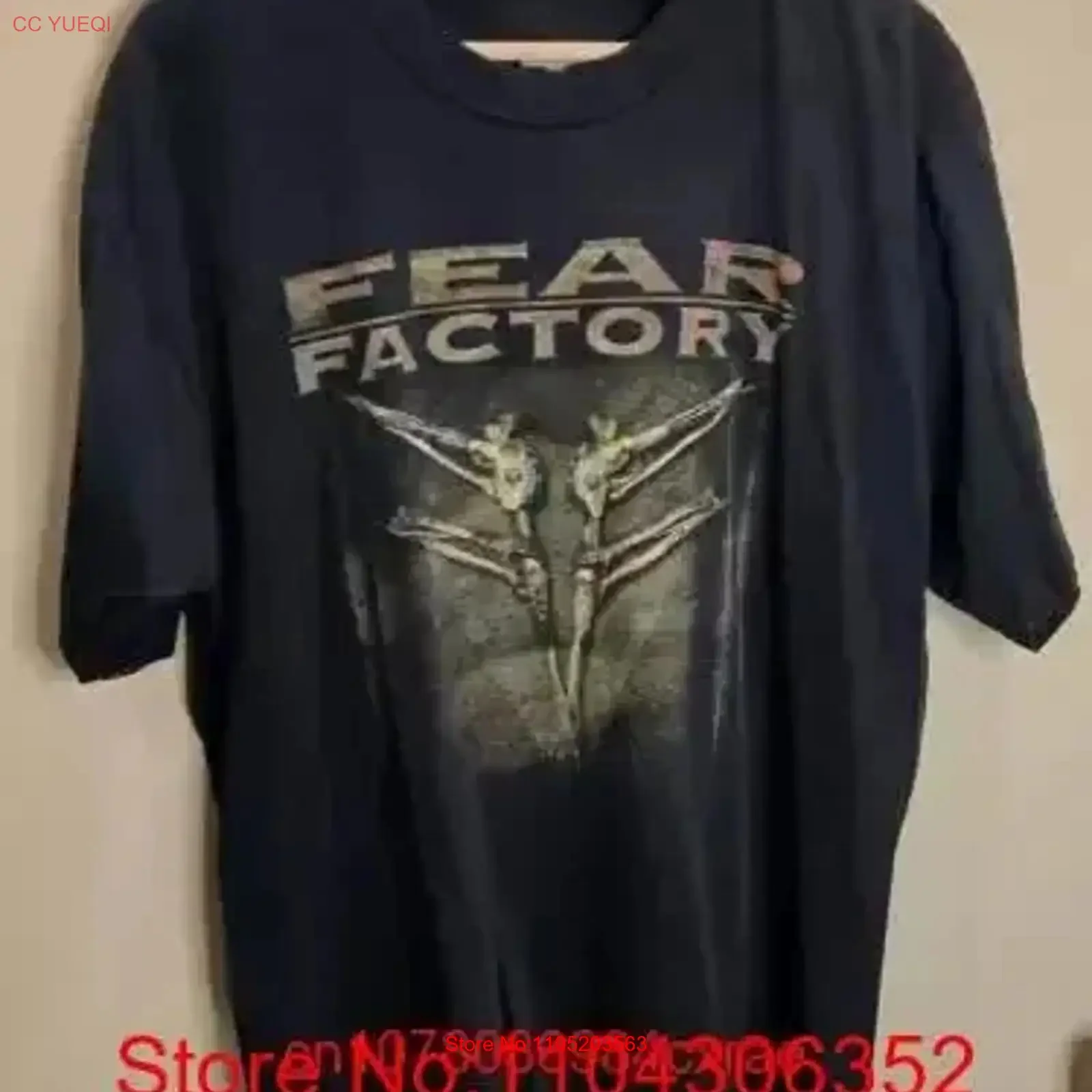 Fear Factory Band Fade Away T Shirt Full Size S To 5XL vintage Washed streetwear Casual Slightly Comfortable