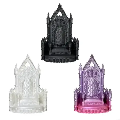 3D Printed Gothic Miniature Throne Art Piece Home Decoration Collectible Item 7.3x11cm Desktop Decorative Figurines