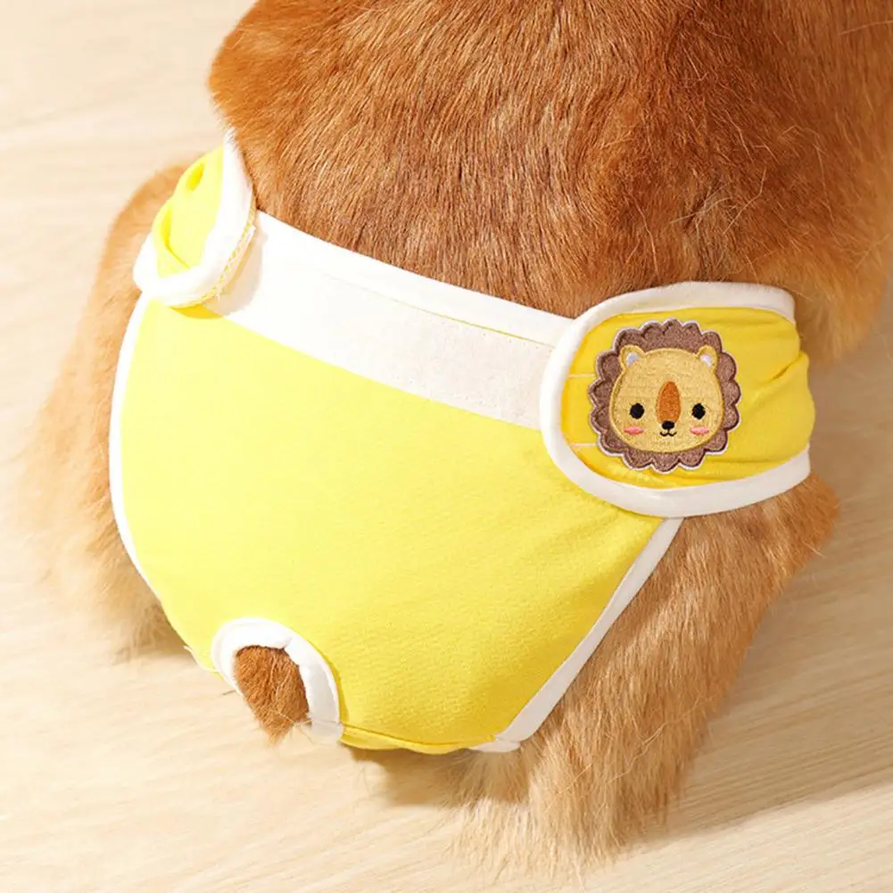 Washable Dog Diaper Pet Menstrual Pants for Female Dogs Breathable Diapers Physiological Shorts Underwear for Small Medium Dogs