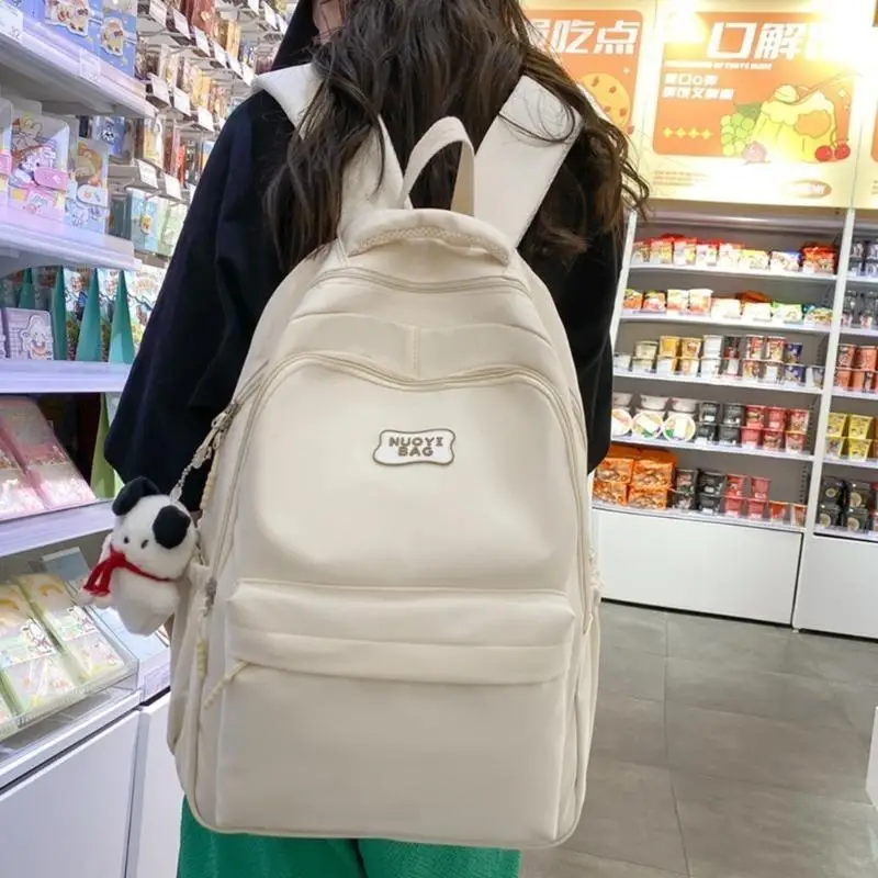 حقيبة مدرسة نايلون غير الرسمية حقائب الظهر للمراهقين للمراهقين.