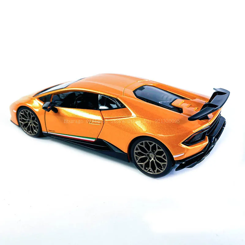 Bburago 1:24 Scale Lamborghini Huracan Performante Alloy Luxury Vehicle Diecast Pull Model Toy Collection Gift