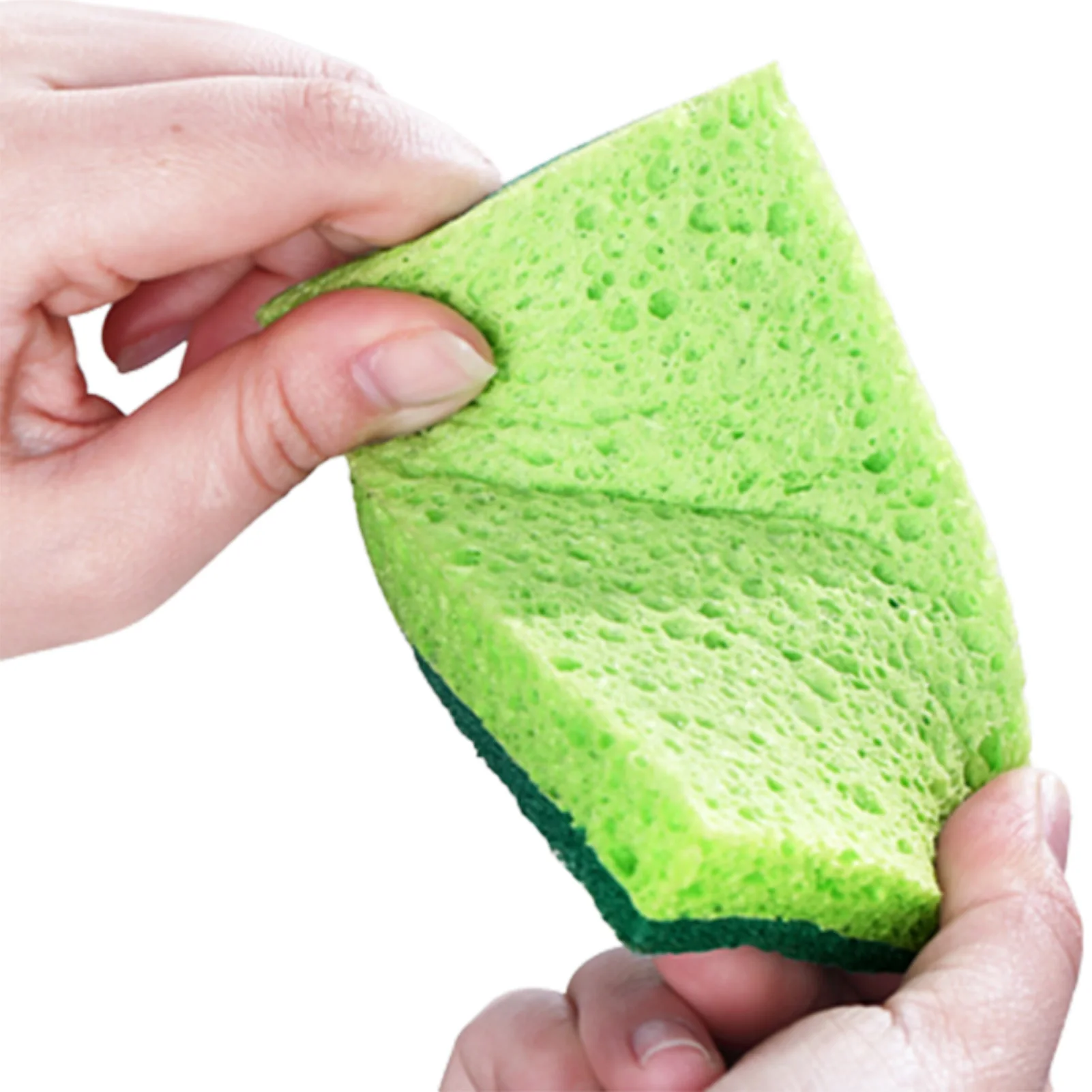 Heavy Duty Scrub Sponge Non-scratch Compressed Cellulose Sponges for Kitchen Dishes Pots Pans Car Cleaning