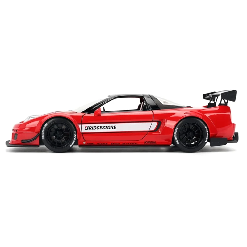 Jada 1:24 Scale 2002 Honda NSX Type-RกีฬารถโลหะผสมโลหะรถStaticคอลเลกชันตกแต่งวันหยุดของขวัญของเล่น