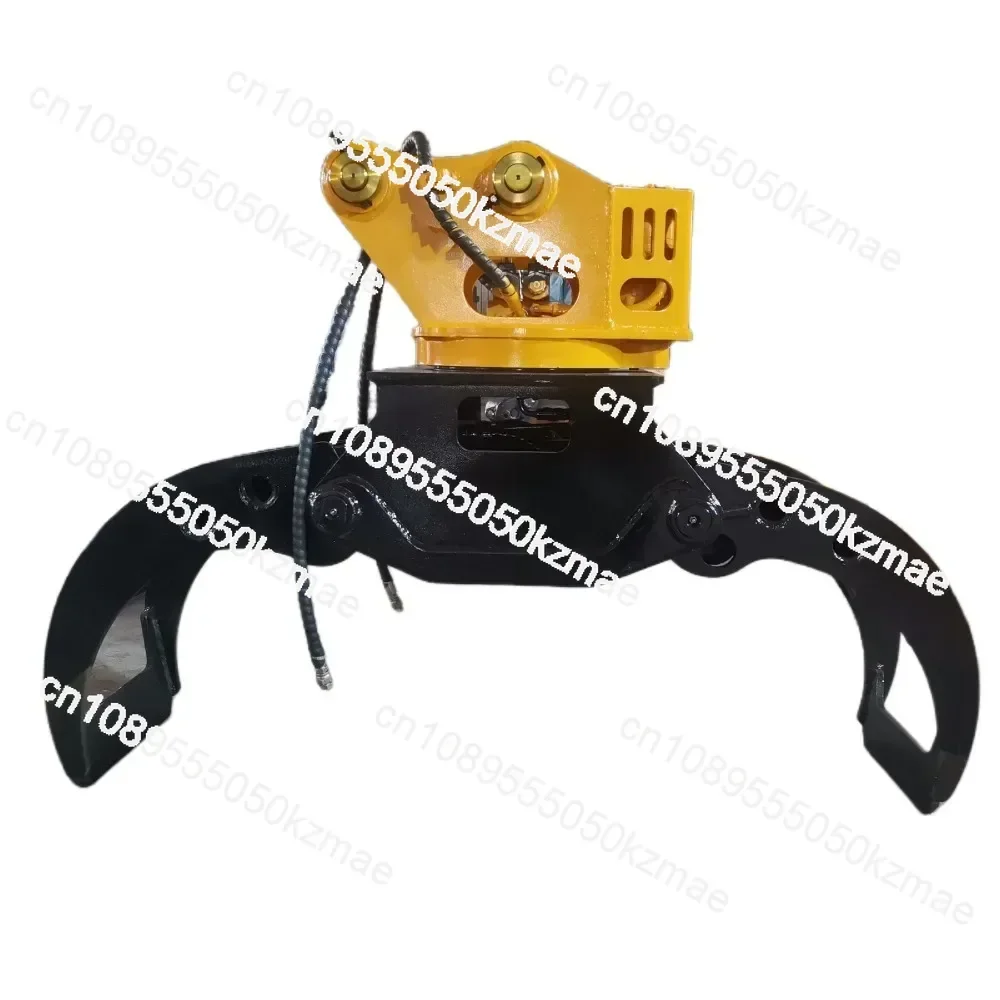 Excavator Rotating Demolition Grapple - 360° Hydraulic Brush Grab for Sorting/Logging, Compatible with Cat