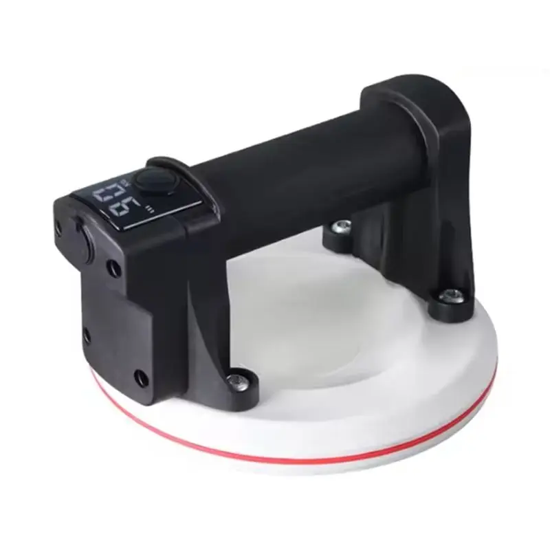 ABLG Smart Display 6Inch Electric Vacuum Suction Cup 200KG Load Heavy Duty Tile Glass Lifter 2000Mah Battery With Box Storage