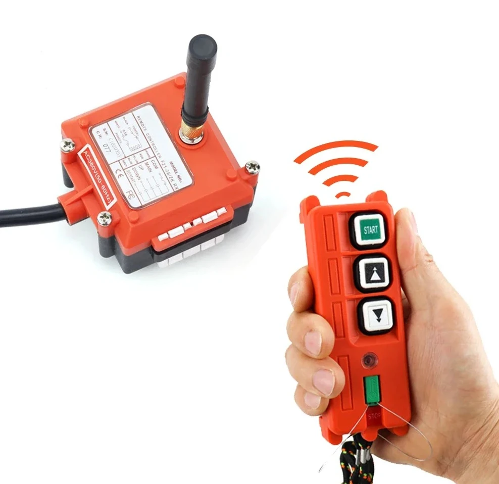 F21-2S Wireless Industrial Remote Controller Electric Hoist Remote Control Winding Engine Sandblast Switches UHF 868MHZ 3 button