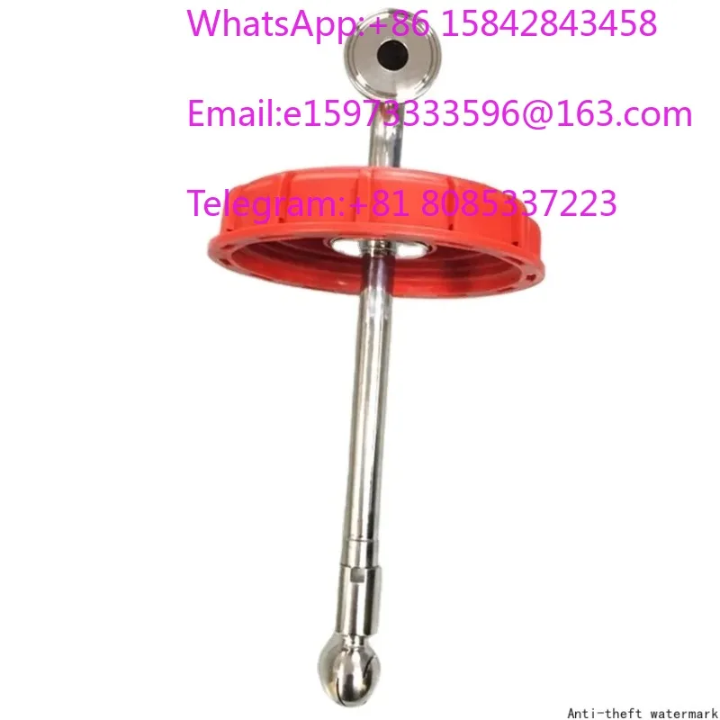 Rotary CIP Spray Ball Stainless Steel Self Rotating Tank Cleaning Nozzle For IBC Container Internal Washing Sanitation Equipment