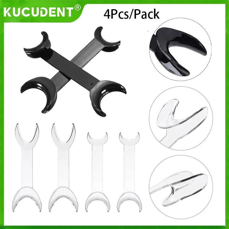 

4pcs T-Shape Retractor Mouth Opener Dental Double Head Intraoral Cheek Lip Retractor Orthodontic Mouth Expanders Dentistry Tools