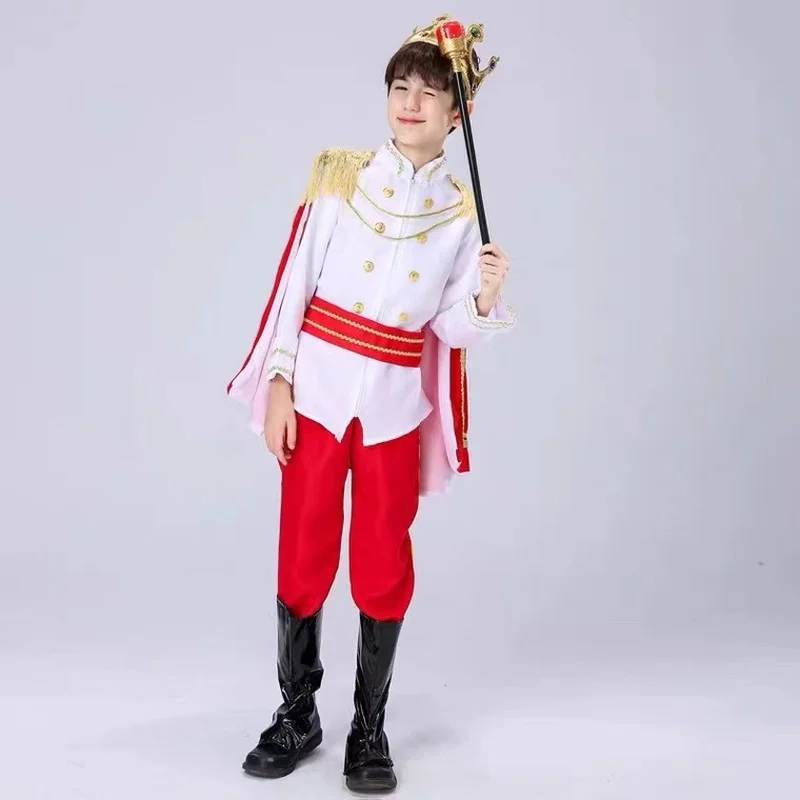 Fantasia King Prince Costumes For Boys Kids Christmas New Year Halloween Carnival cosplay Costumes for Boys Party Dress Outfit