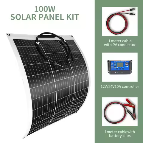 Flexible and bendable solar panels can generate electricity efficiently and sustainably, providing off-grid power supply