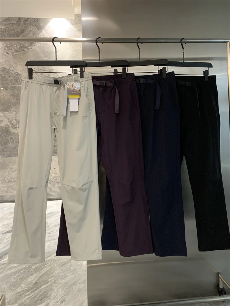 

Роскошные дышащие водонепроницаемые мужские брюки в скандинавском стиле для улицы, функциональные брюки Faion Bule Qui Dry, футболка, объемная прямая резка...