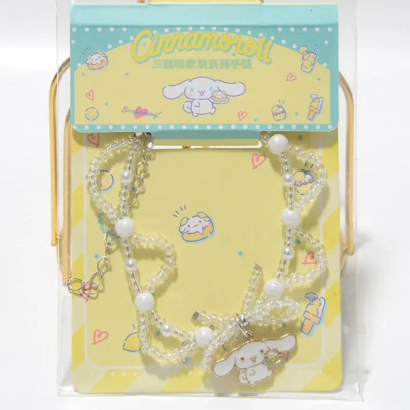 

Новый Kuromi аниме Kawaii Sanrio Ins модные браслеты Sanrio милый мультфильм детские подвески Cinnamoroll студенческие подарки игрушки
