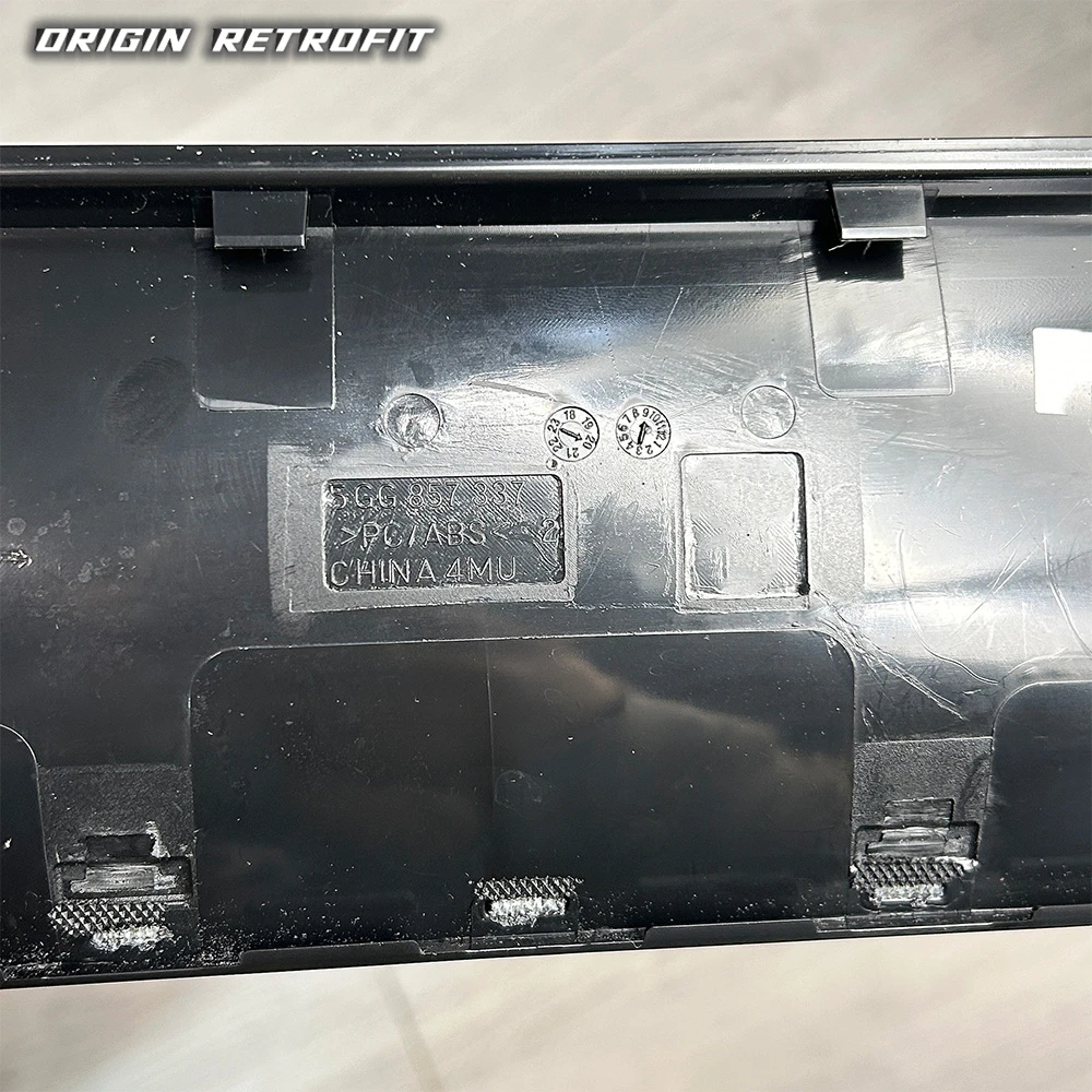 5GG 857 337 TAI for VW Golf MK7 Black Piano Paint Interior Center Ashtray Trim Cover Storage Compartment Ashtray