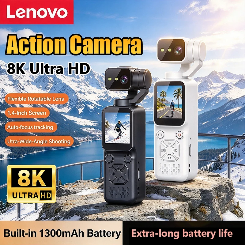 Action Camera Optical Image Stabilization - كاميرا أكشن محمولة جديدة من لينوفو